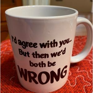Ceramic mug, I’d agree with you, but then we we’d both be wrong. NIB